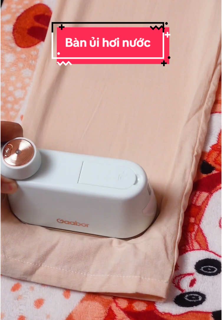 Bàn ủi nhỏ gọn, đẹp mà ủi được cả khô và hơi nước luôn, quá xịn | Bàn ủi hơi nước Gaabor | Nhân check #letnhancheck #review #TikTokShop44 #LiveVuiFreeShip 