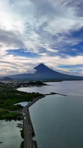 Mayon Volcano 🌋 Tourist Spot in Bicol 🌳#djimini4pro #bicol #mayonvolcano #dronephotography #reels #mountain 