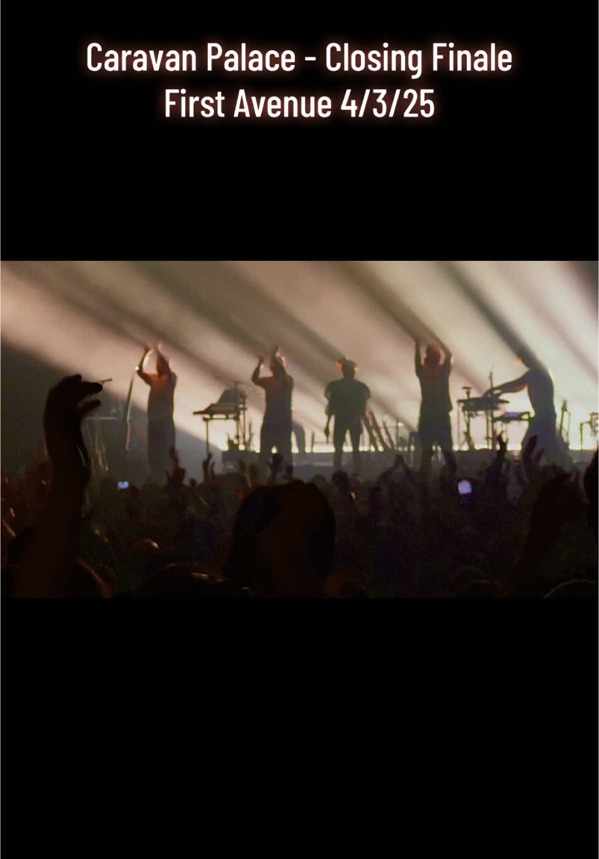 @Caravan Palace at @First Avenue playing their closing number on 4/3/25 in Minneapolis MN. #electroswing #livemusic #minneapolis #firstavenue #caravanpalace #minneapolismusic #minnesota 