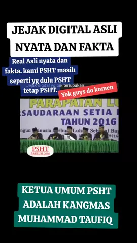 KETUA UMUM PSHT ADALAH KANGMAS MUHAMMAD TAUFIQ  PARLUH 2016 ADALAH SAH. SESUAI PUTUSAN PENGADILAN NOMER PUTUSAN 1712 TAHUN 2020. SALAM PERSAUDARAAN DARI PSHT. #pshtbalikpapan #psht #trending #fyp #viralvideo #pshtbalikpapanbapor #pshtbalikpapantengah #pshtbalikpapantimur #pshtbalikpapanselatan #pshtbalikpapanutara #pshtbalikpapanbarat #shorts #fyp #balikpapan #balikpapankita 