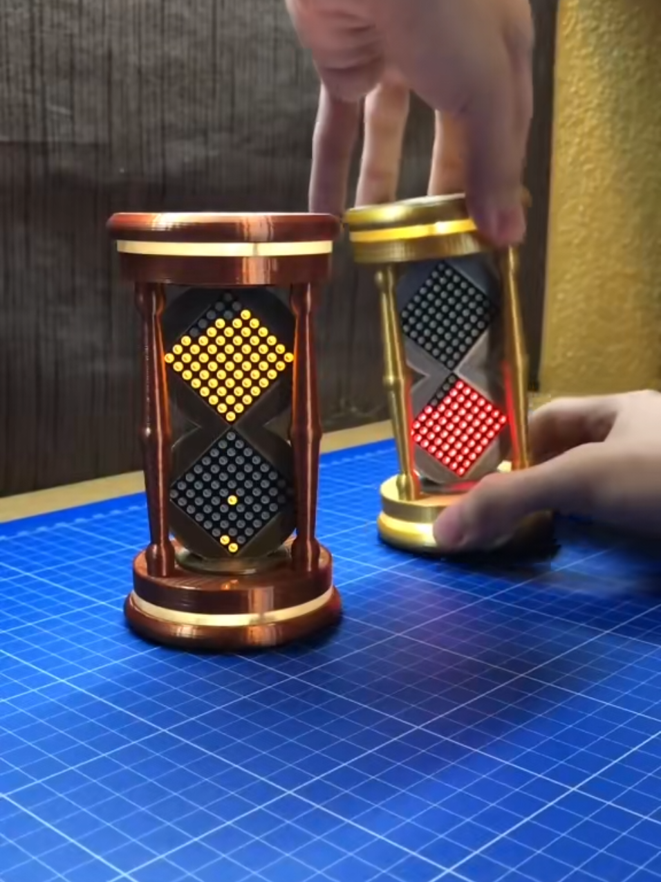 Relojes de arena led caseros. Más detalles en mi cuenta de Instagram 😃 #maker #DIY #digitalelectronics 