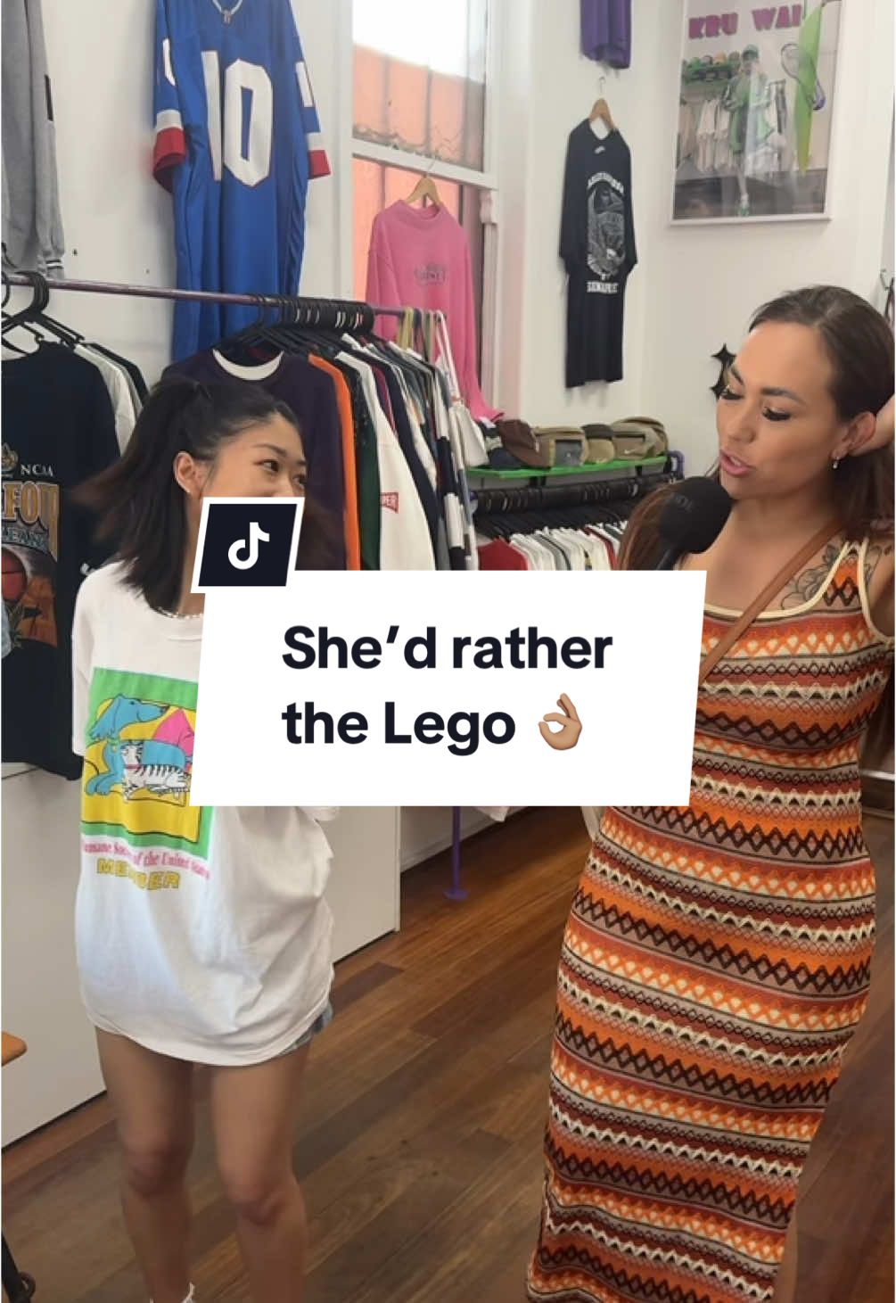 She’d rather the Lego 👌🏽