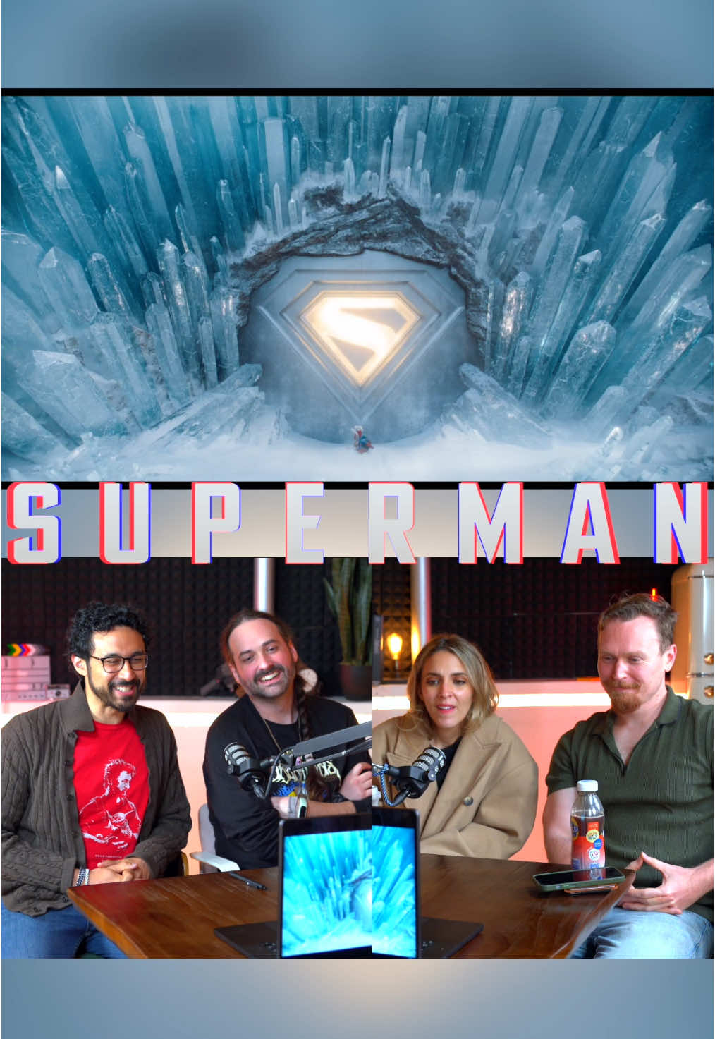 Up up and a…. Blown away 🤯 #superman #dc #cinemacon #dcu #trailer #reaction #trailerreaction #watchalong #loislane #lexluthor #rachelbrosnahan #davidcorenswet #nicholashoult #hawkgirl #fortressofsolitude #jamesgunn #petersafran #dccomics #dcentertainment @Greg Alba @Coy Jandreau @Roxy Striar 