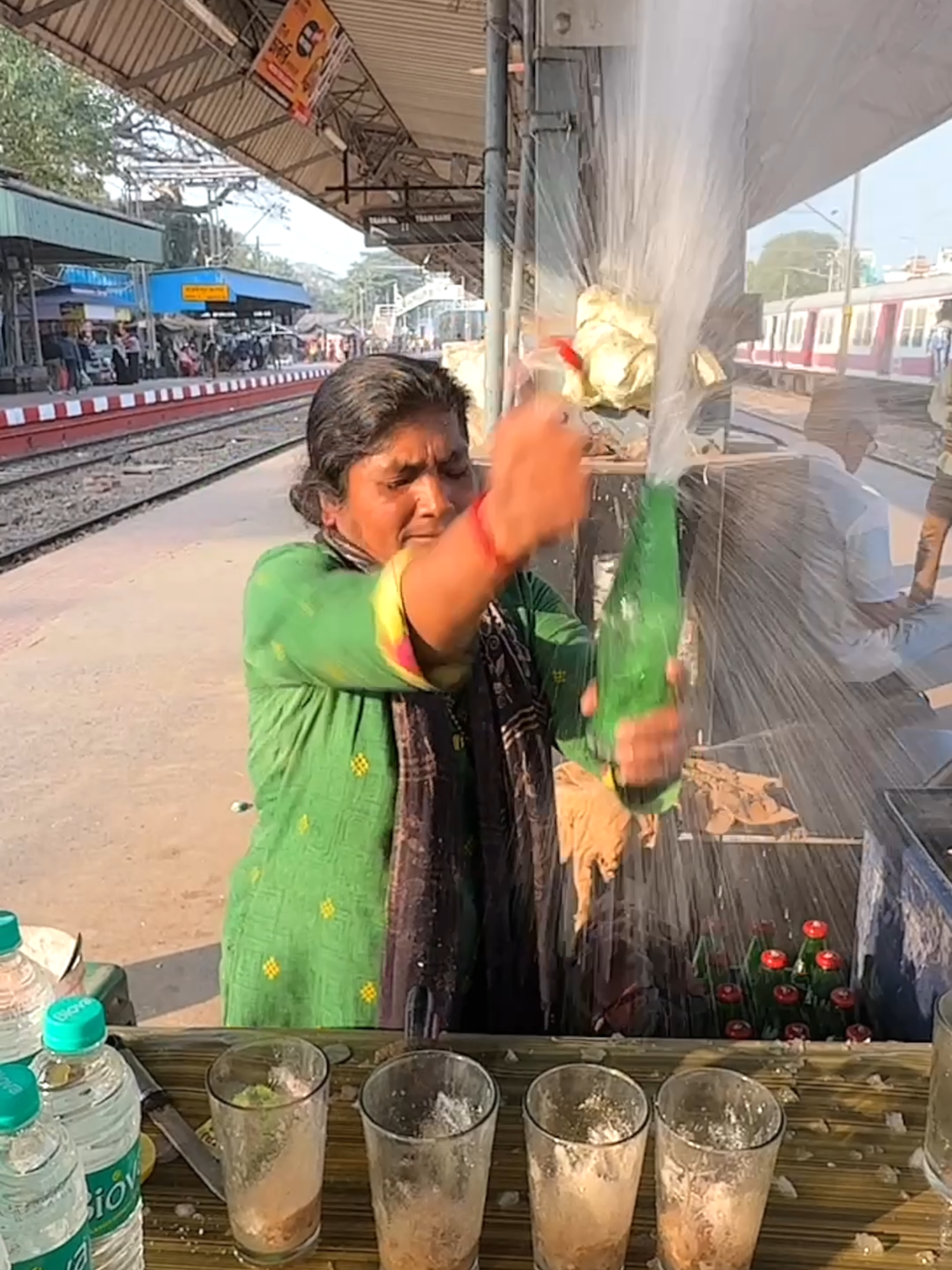 Indian Mom’s Legendary Rocket Soda Making Skills! 📍 Kolkata in India #soda #indianfood