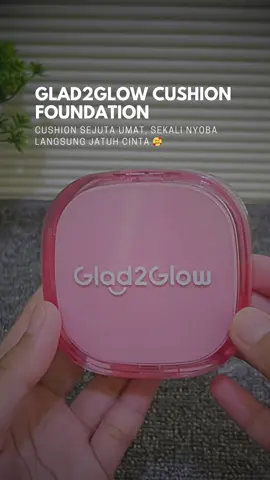 Glad2Glow Perfect Cover Cushion  foundation setting Tahan air anti pengelupasan efek matte pengaturan tahan lama  highlighter bantalan udara tanpa pori  melembabkan dan melindungi kulit ##g2g##glade2glow##cushion##cushionviral