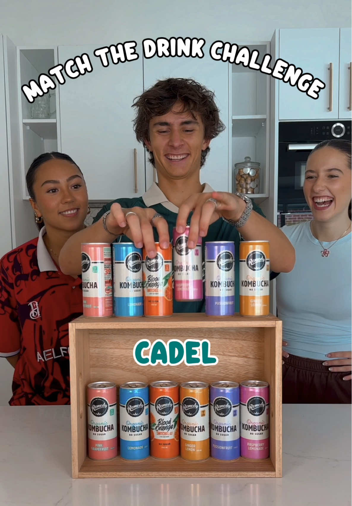 MATCH THE DRINK CHALLENGE! #challenge #game #viral @James & Jasmin x @Cadel and Mia 