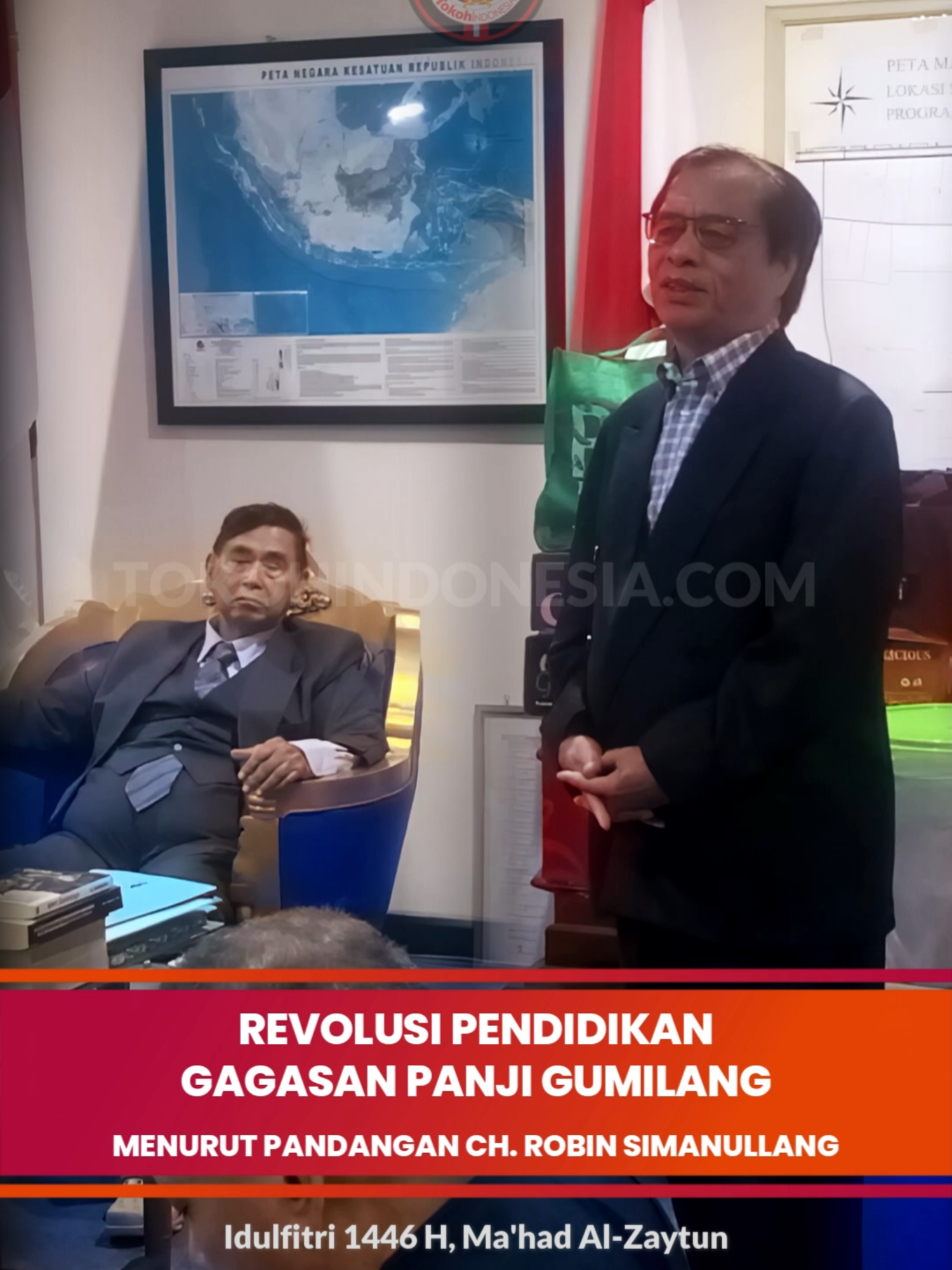 Pendidikan disebut berkualitas apabila mempunyai visi Indonesia Abadi. Revolusi pendidikan gagasan Panji Gumilang menurut pandangan Ch. Robin Simanullang, Idulfitri 1446 H, Ma'had Al-Zaytun #alzaytun #ponpesalzaytun #alzaytunindramayu