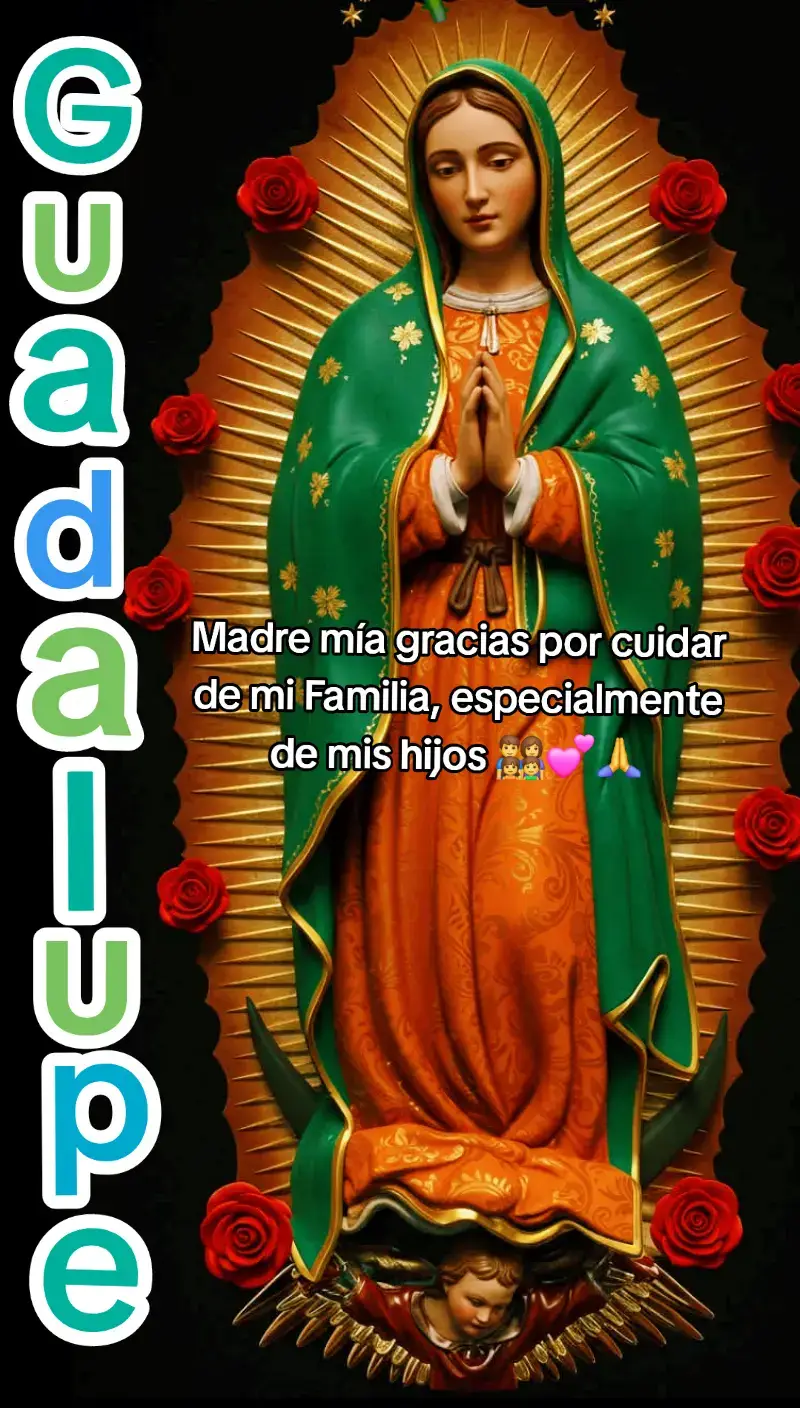 #amen🙏 #virgencita de #Guadalupe #parati #fyp #Diostebendiga #❤️🙌 #👨‍👩‍👧‍👦🙏🙌