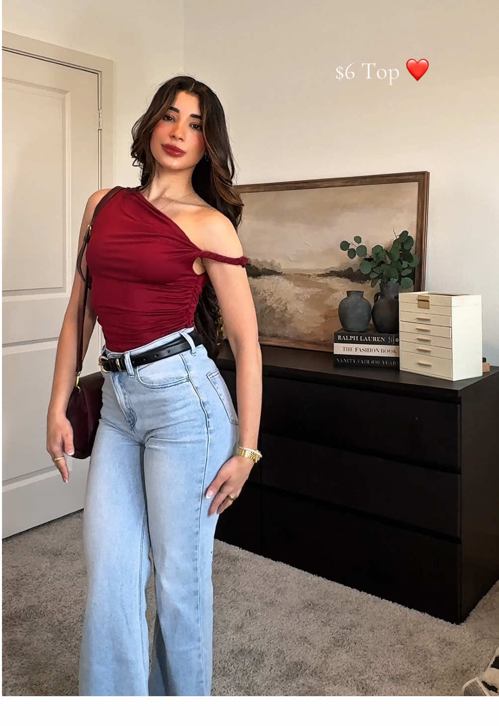 The perfect little top 🤍 only $6 #top #tops #goingouttops #basictop #tiktokshopspringglowup #tiktokshopcreatorpicks 