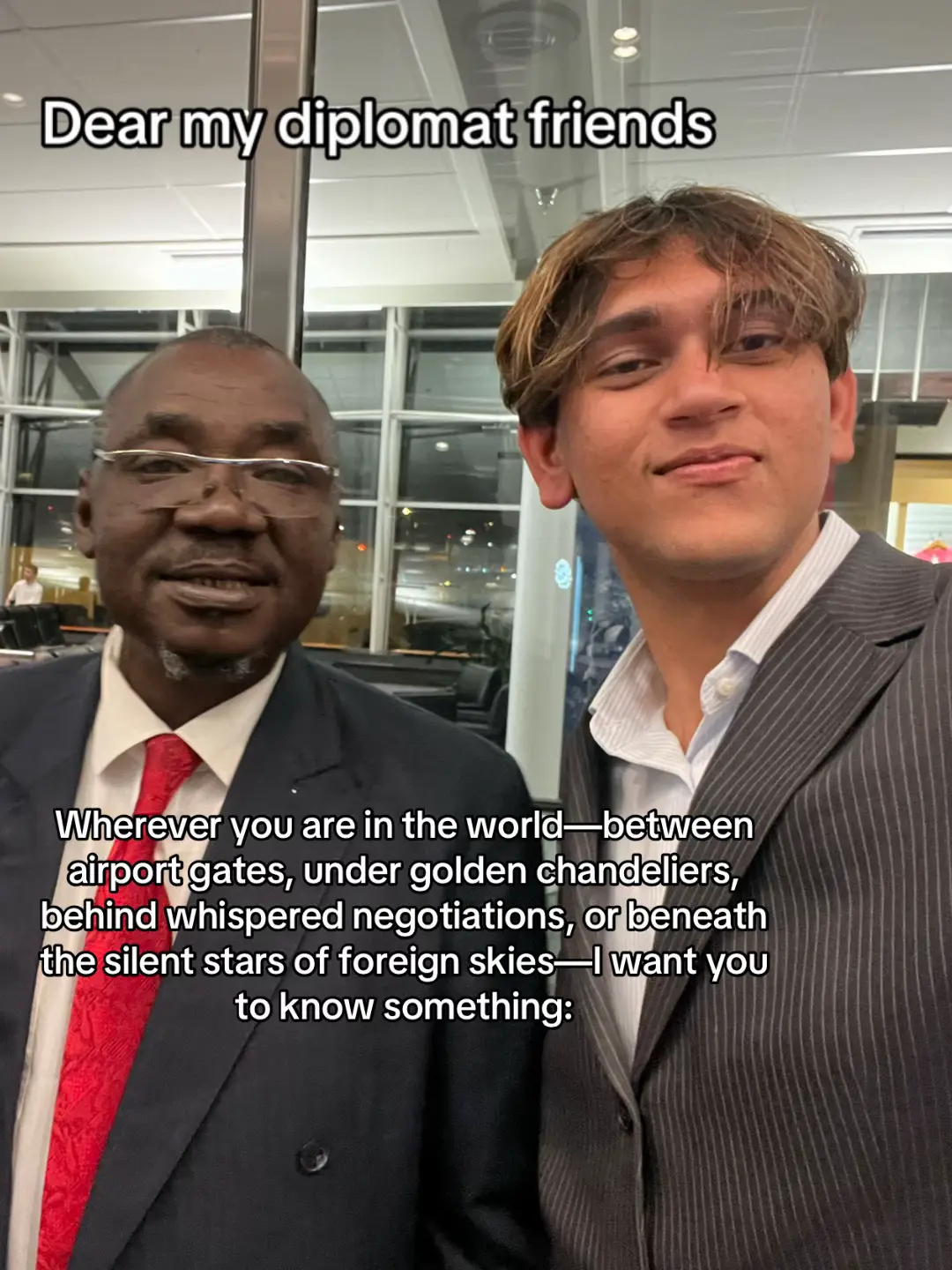 Wish to see you again. #diplomacy #politics #mru #international  My lost politician lover too. 
