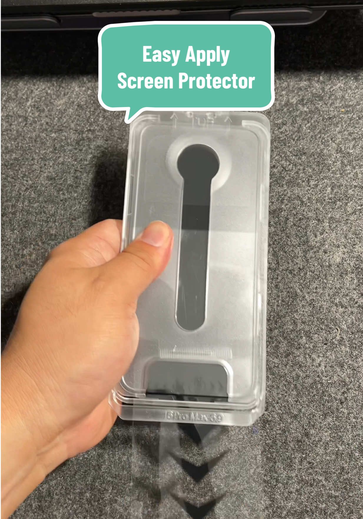 Onefish easy apply screen protector. #iphone #iphonescreenprotector #screenprotector #easyapplyscreenprotector #screenprotectorforiphone #bestscreenprotector #easiestscreenprotector #iphone16promax #iphone16 #iphone15promax #onefish #onefishscreenprotector @OneFish Screenpro USA 