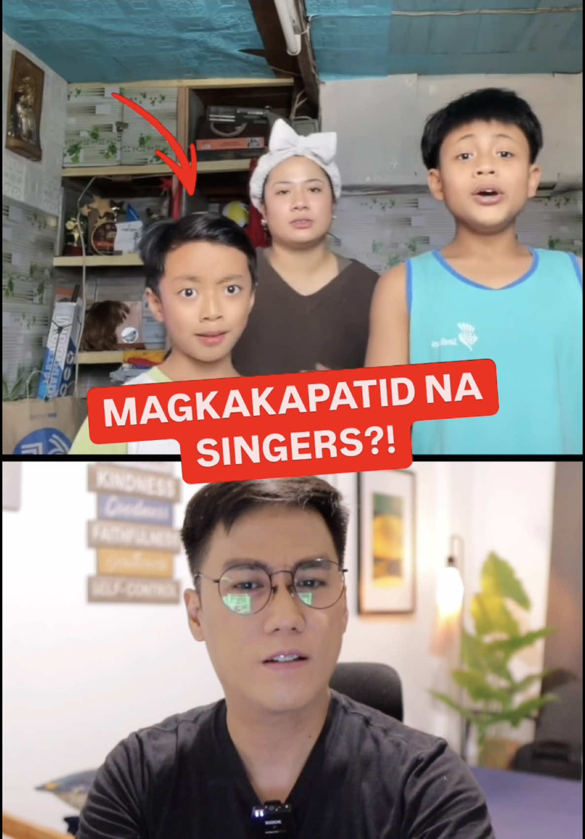 Filipino siblings honing their craft lead by the older sister. Amazing how singing is in their family! With consistent guidance from their 