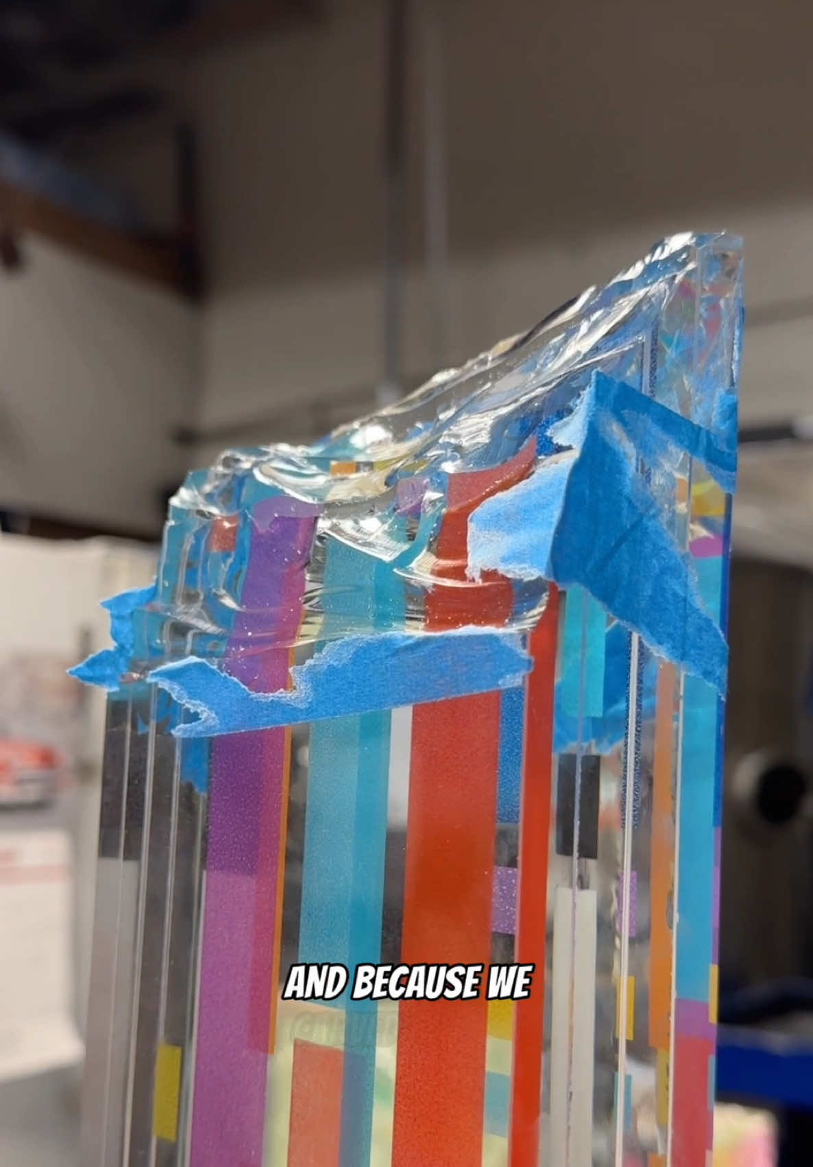 Fixing Broken Art!  #glassart #glass #repair #broken #jbarts #process #art #satisfying 