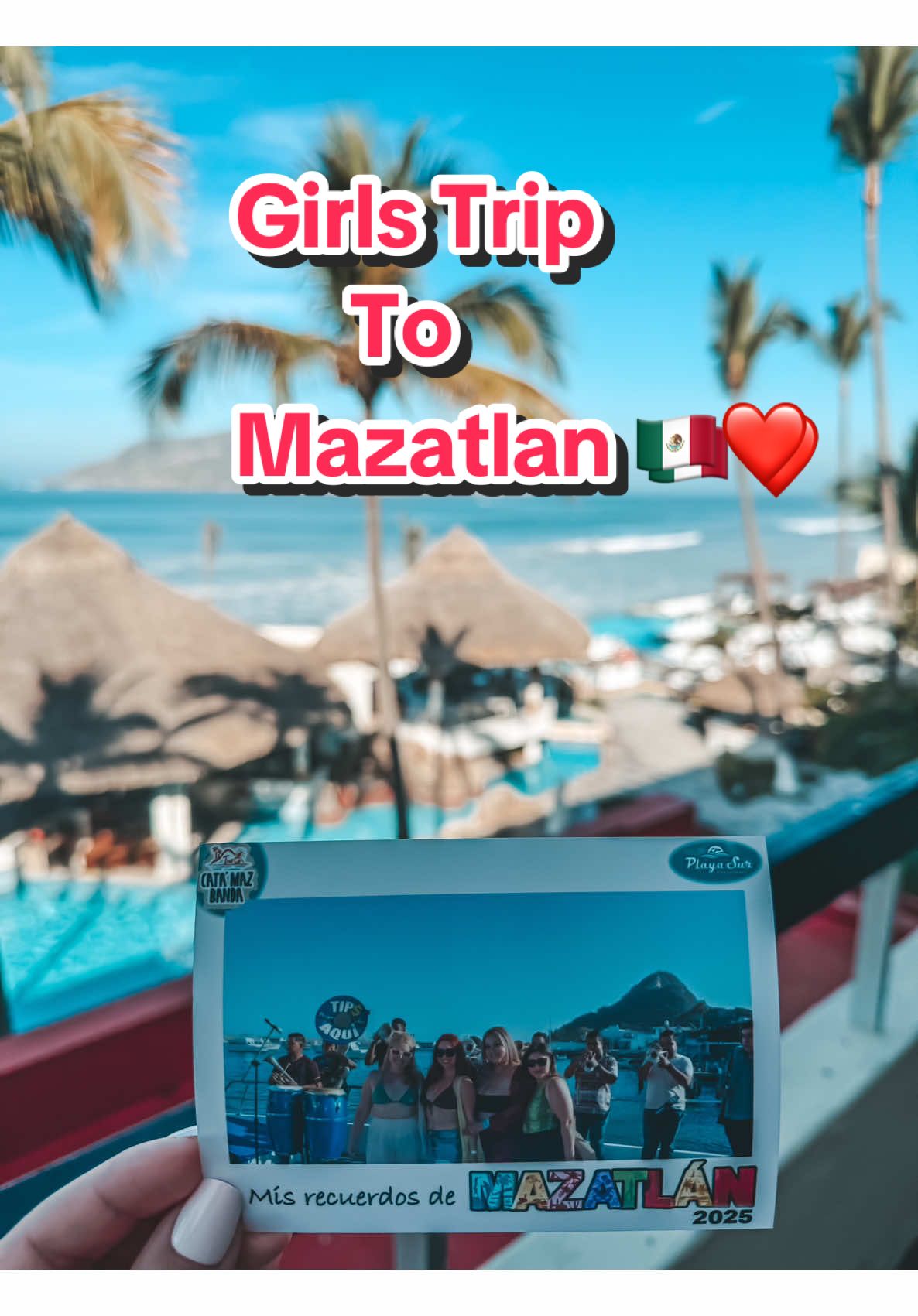 The girls trip finally made it out the group chat 🙌🏻❤️🇲🇽🌴 We had so much fun in Mazatlan during spring break✨ #mazatlan #mazatlansinaloa #fyp #girlstrip #mexico #mexicocheck @Mayriita @kiararolon787 