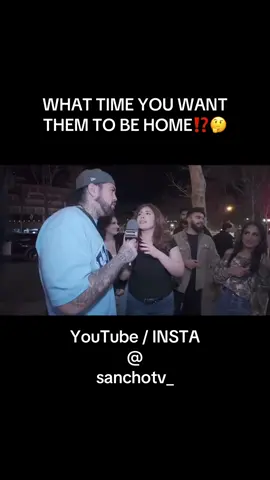 What time y’all want them to be home⁉️ 🤔 #sanjose #essj #downtownsanjose #ca #streetinterview #northerncalifornia #club #bar #funny #funnyvideos #oakland #sanfrancisco 