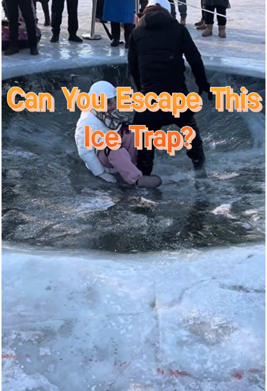 Can you escape this ice trap?#knowledge #tiktokviral #foryoupage #UnitedStates #fyp #us 