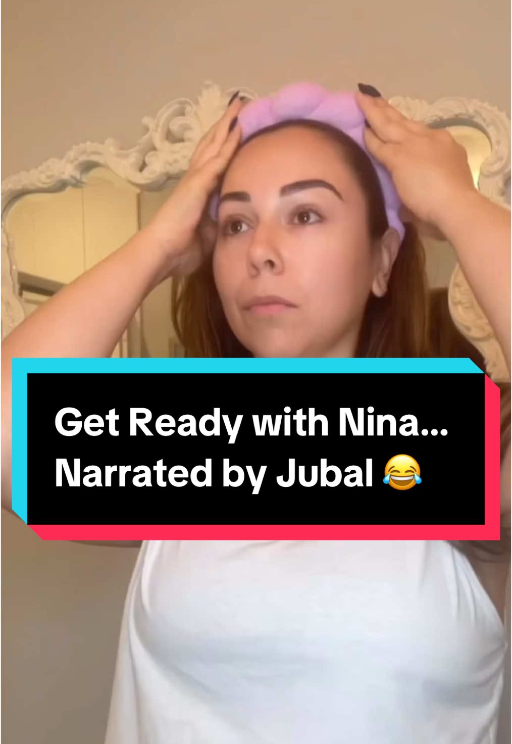 Get ready with @Nina Hajian while @jubalfresh0 narrates. 😂  #getreadywithme #grwm #thejubalshow #jubal #ninaontheair #ninahajian 