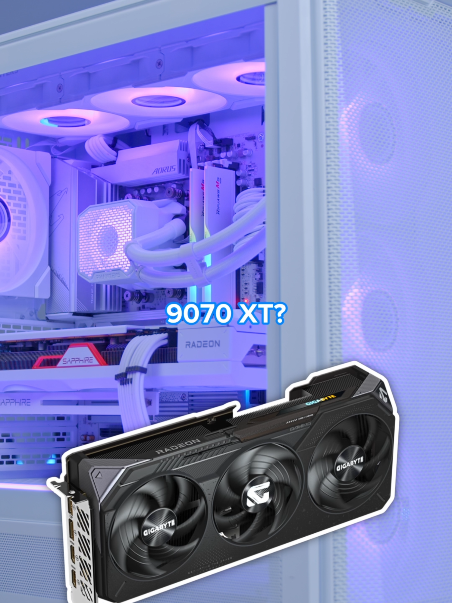 Best PC Cases for RX 9070 XT 🤩 #pcbuild #case #9070 #pcgaming #fyp