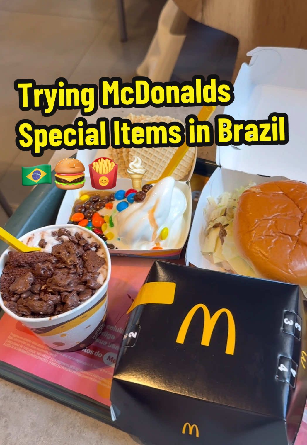 We need some of these desserts back in McDonalds in the US! #mcdonalds #mcdonaldsbrasil #brazil #mequis 