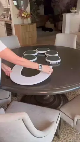 Prato de jantar giratório de venda a quente Prato de jantar giratório Lazy Susan Revolution Mesa de jantar de mesa link no comentário 👇🏻