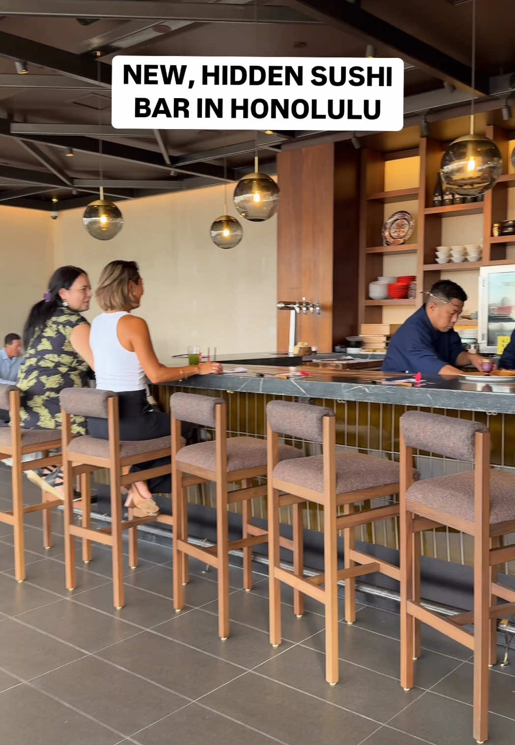 🍣Come with us to this new, hidden sushi bar in Waikiki.  📍 “Hide” opens this Sunday and features an omakase sushi course for $120. It’s a relaxed, cozy environment; the sushi counter seats around eight people and there’s one seating at 5 p.m.  The menu will change slightly each month.  #food #foodies #hiddengems #oahu #hawaii #sushi #omakase #sushilover #hiddengem 