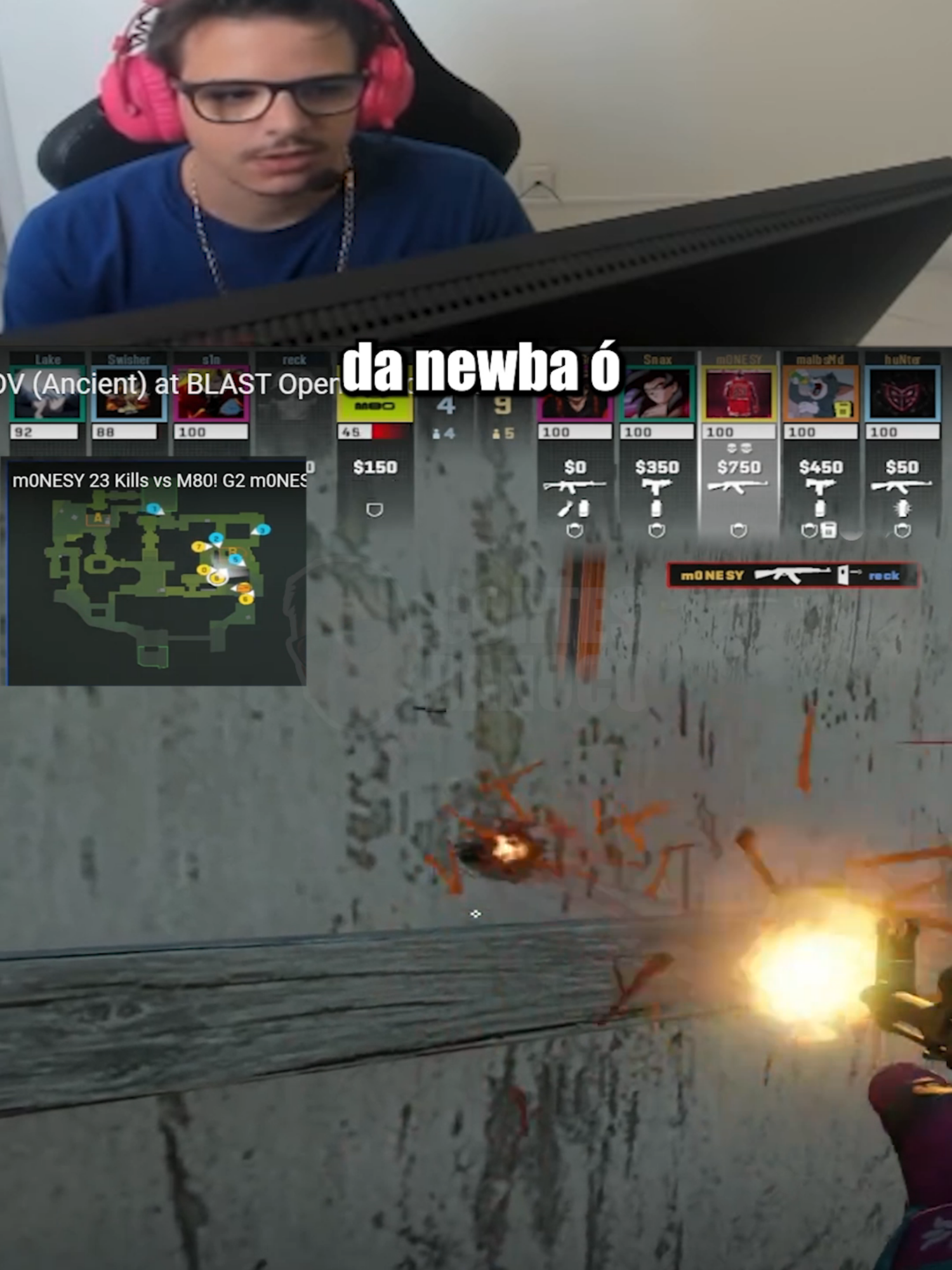 VARADOS na ANCIENT diretamente da TELA do m0NESY 🔥 #shorts #danoco #cortesdodanoco #cs2 #d2 #dust2 #highlight #anubis #ancient #cshighlight #kscerato #train #cs #cstipsandtricks #Niko #csgomoments #mirage #gamersclub #overpass #paincs #m0nesy