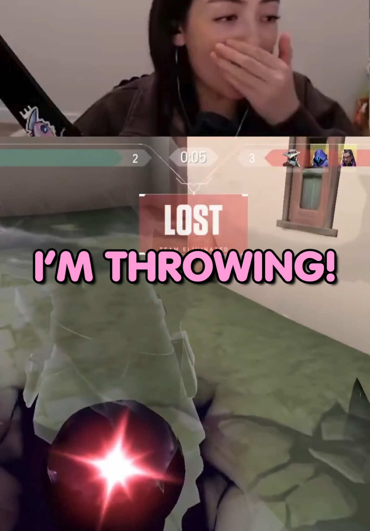 I might be throwing… #twitch #Valorant #sakurashymko