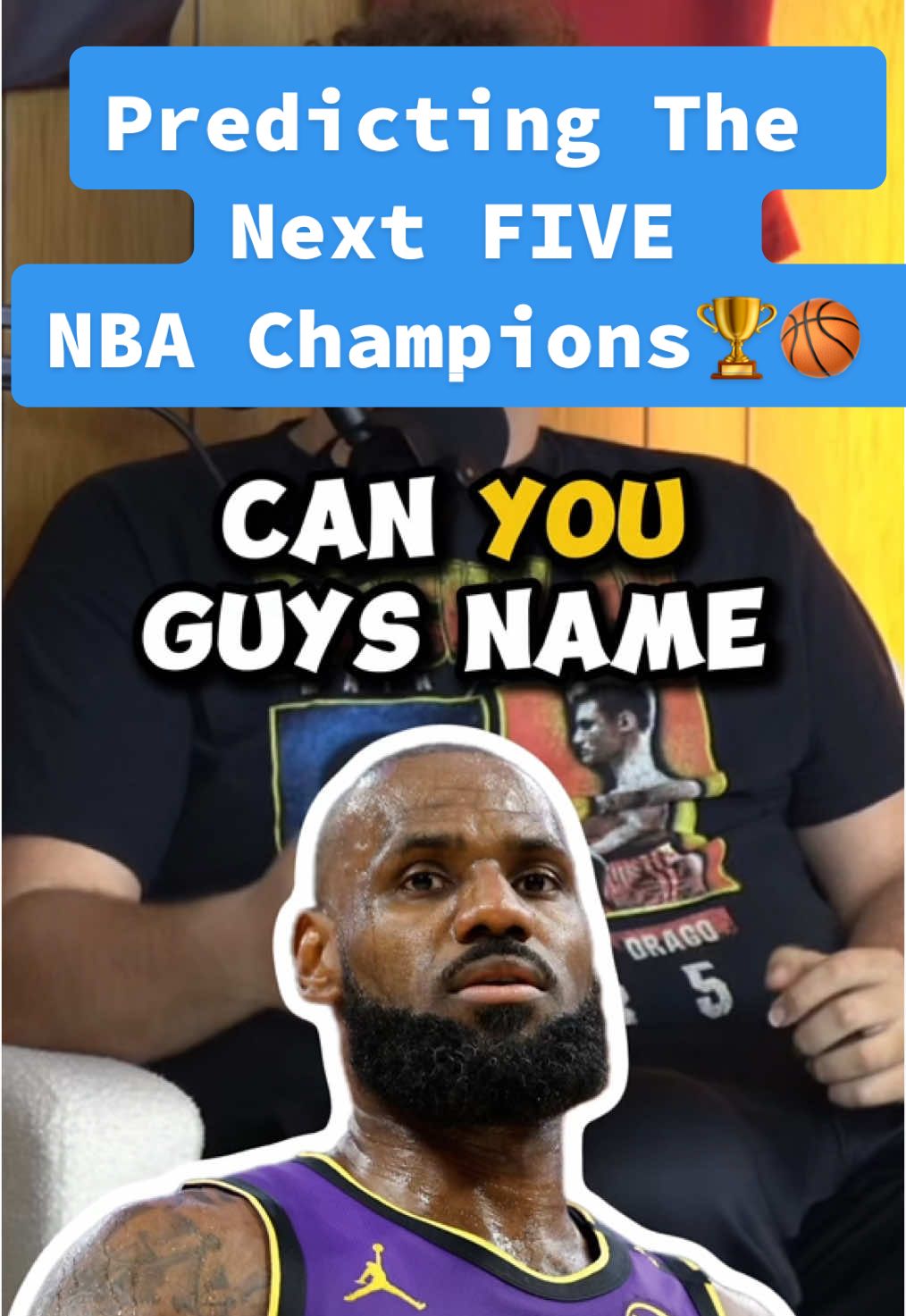 Predicting The Next FIVE NBA Champions🏆🏀 #NBA #nbabasketball #nbapredictions #nbapicks #nbafinals #nbabets #nbatrivia #lebronjames #nbatiktok #fypnba #fyp 