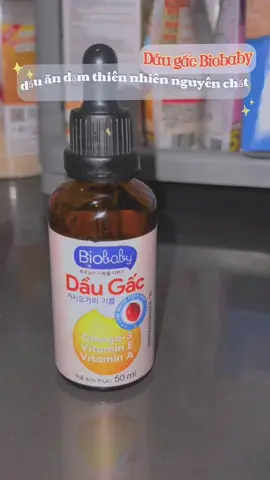 Thêm vào khẩu phần ăn của bé , thay đổi mỗi ngày, dầu gấc nhà Biobaby  https://vt.tiktok.com/ZSrSgqcAB/ #biobaby #dauandamchobe #beandam #mebimsuachamcon #mebimxaykenh 
