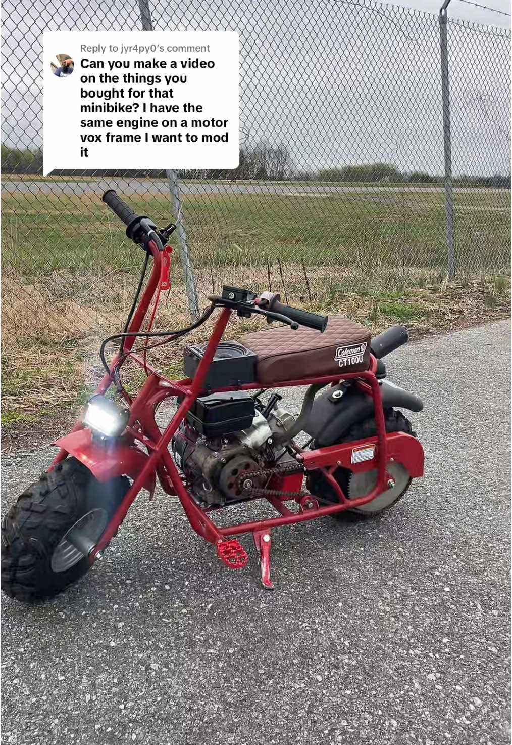 Replying to @jyr4py0 CT100U mod list!🔥 #minibike #CT100U #qmansgarage 