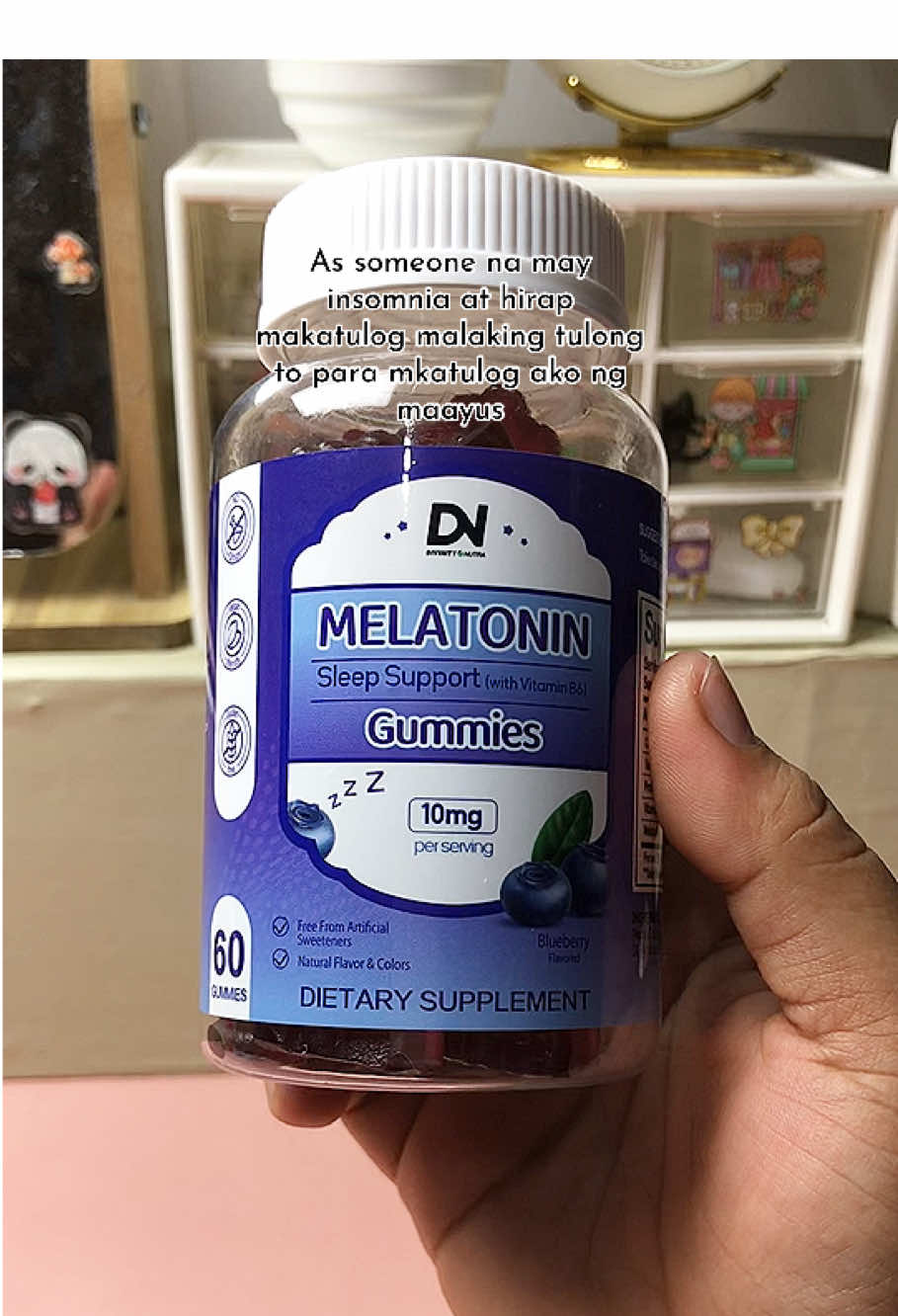 Hirap ka ba makatulog ktulad ko nku eto na ang sagot mga sissy ko. #melatoningummies #sleepgummies #gummybear #melatonin #foodsupplement 