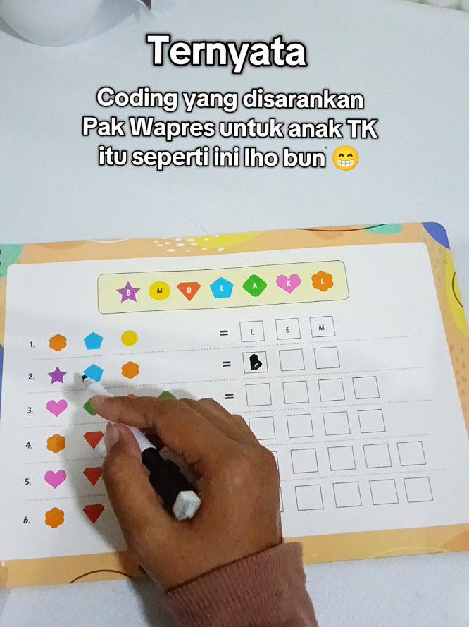 Coding untuk anak usia 5+ TK paud #codingforkids #coding 