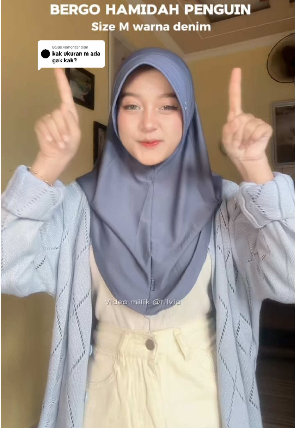 Membalas @dian #rekomendasi bergo #hamidah penguin 🩵✨