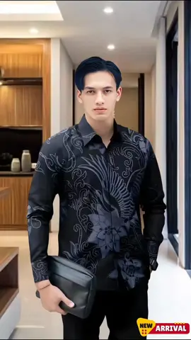 (062) Refrensi baju batik lengan panjang pria terbaru tahun 2025. Dengan desain kekinian, slimfit dan nyaman dipakai. Susah full furing. #batik #bajubatik #batiklenganpanjang #batikmodern #batiksolo #batikhitam 