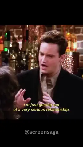 Chandler has a girlfriend he can’t seem to break up with. #friends #movie #ViralMoment #viral_video #fyp #ChandlerBing