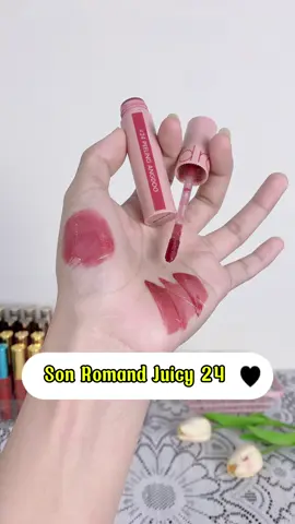 Son Romand juicy 24#testson #thuvienmakeup #testsonmoi #sonkem #sonmoi #sonbong #sonromand 