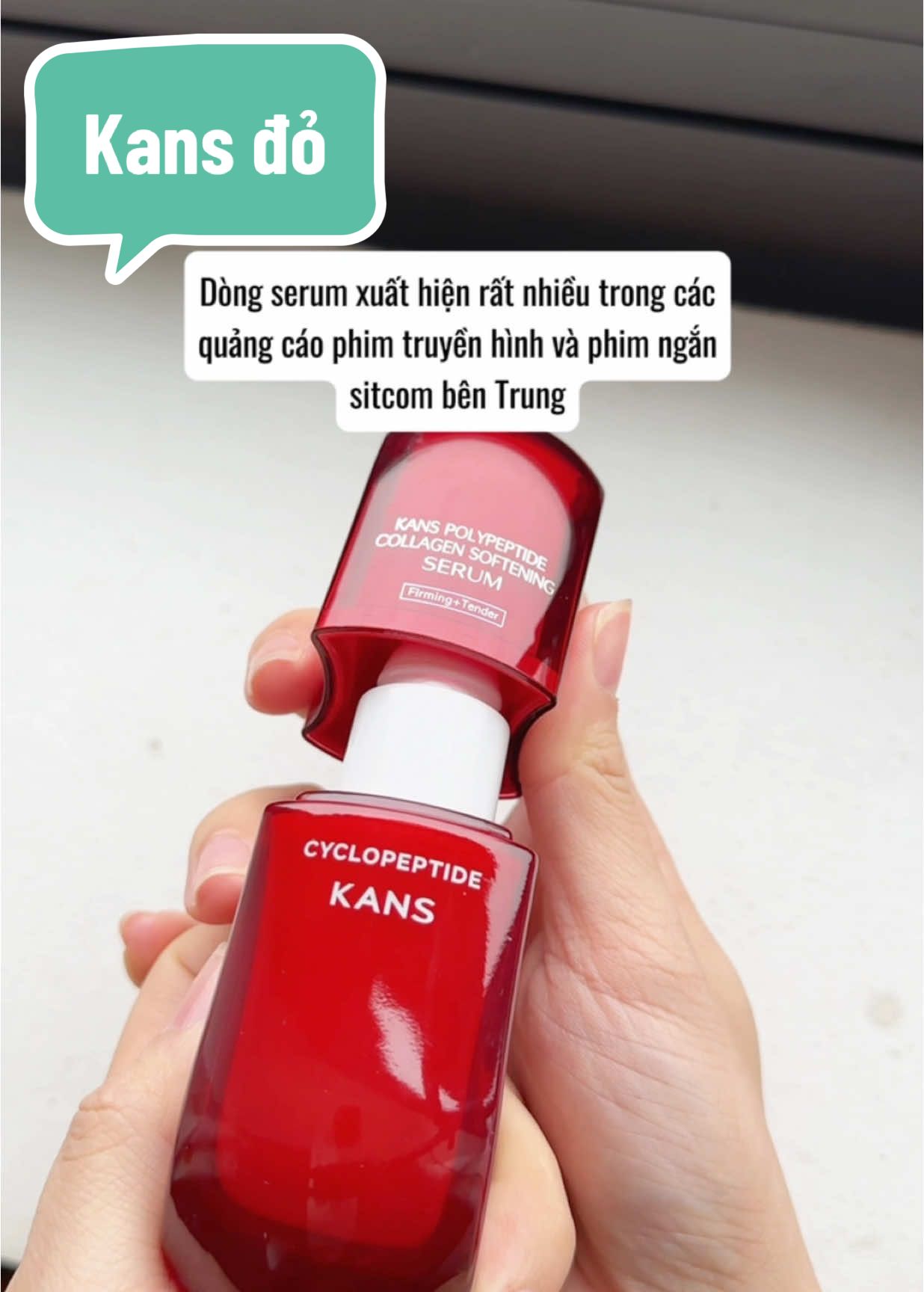 Serum Hỗ Trợ Dưỡng Ẩm, Ngăn Ngừa lão hoá #serumkans #kans #serum #kansdo 