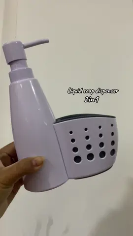 Must buy talaga to may lagayan na ng dishwashing liquid at lagayan ng sponge . #liquidsoap #liquidsoapdispenser #kitchendispenser #kitchenorganizer #soap #dishwashingliquid 