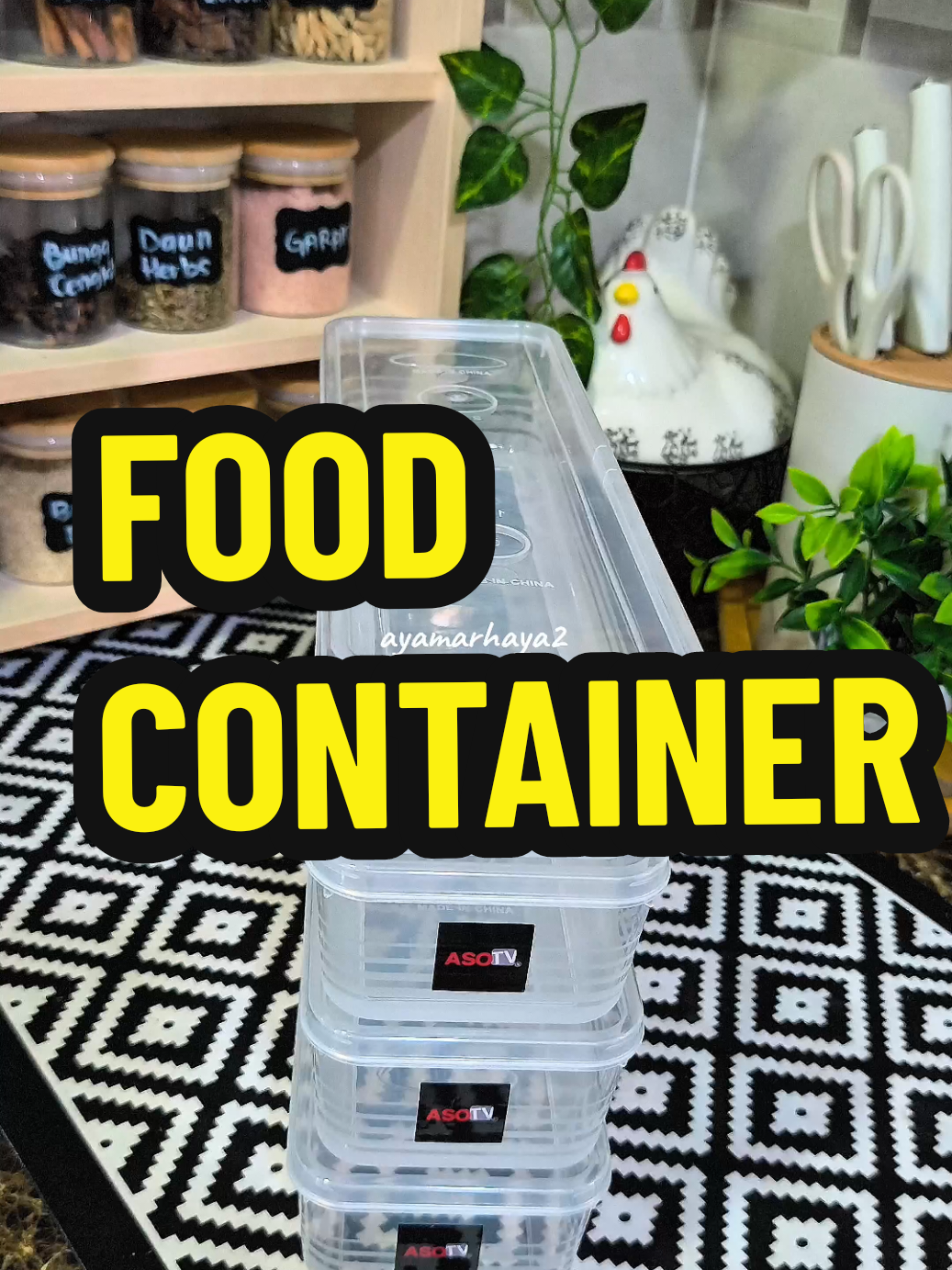 peti ais kita nampak kemas bahan pun lebih tahan lebih lama #foodcontainer  #foodstorage  #fridgecontainers 