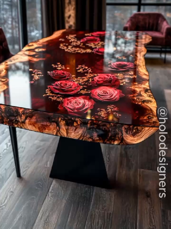 🌸💥 Elevate Your Space with These Breathtaking Floral Epoxy Tables! 🌿✨ Bring nature indoors with these stunning epoxy resin tables! 🌸🌿 Each piece is a masterpiece, blending vibrant flowers with elegant woodwork. Perfect for adding a touch of elegance and natural beauty to your space. 🌺✨ #homedecor #epoxyresin #natureinspired #floraldesign #handmadefurniture #interiordesign