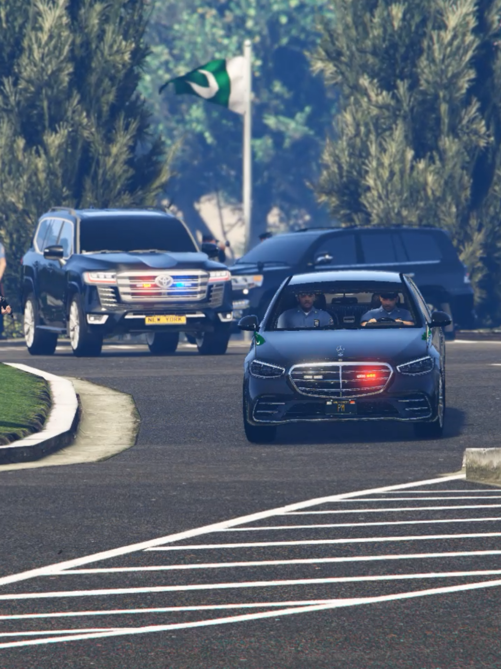 GTA 5 PAKISTAN  #gta5 #gta5online #gamelovers #viral #viralvideo #lc300 #foryou #23march #motorcade #foru #protocol #lx570 #luxes #landcruiser #mercedes #pakistan #police #presidentprotocol #president #convoy #security #vipprotocol #viral #tiktok #games #gaming
