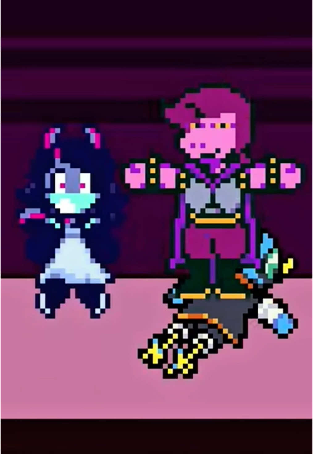 krisusie🙄🙄🙄 #おすすめ #ゲーム #deltarune #undertaleau #kris #susie #berdly #fyp 