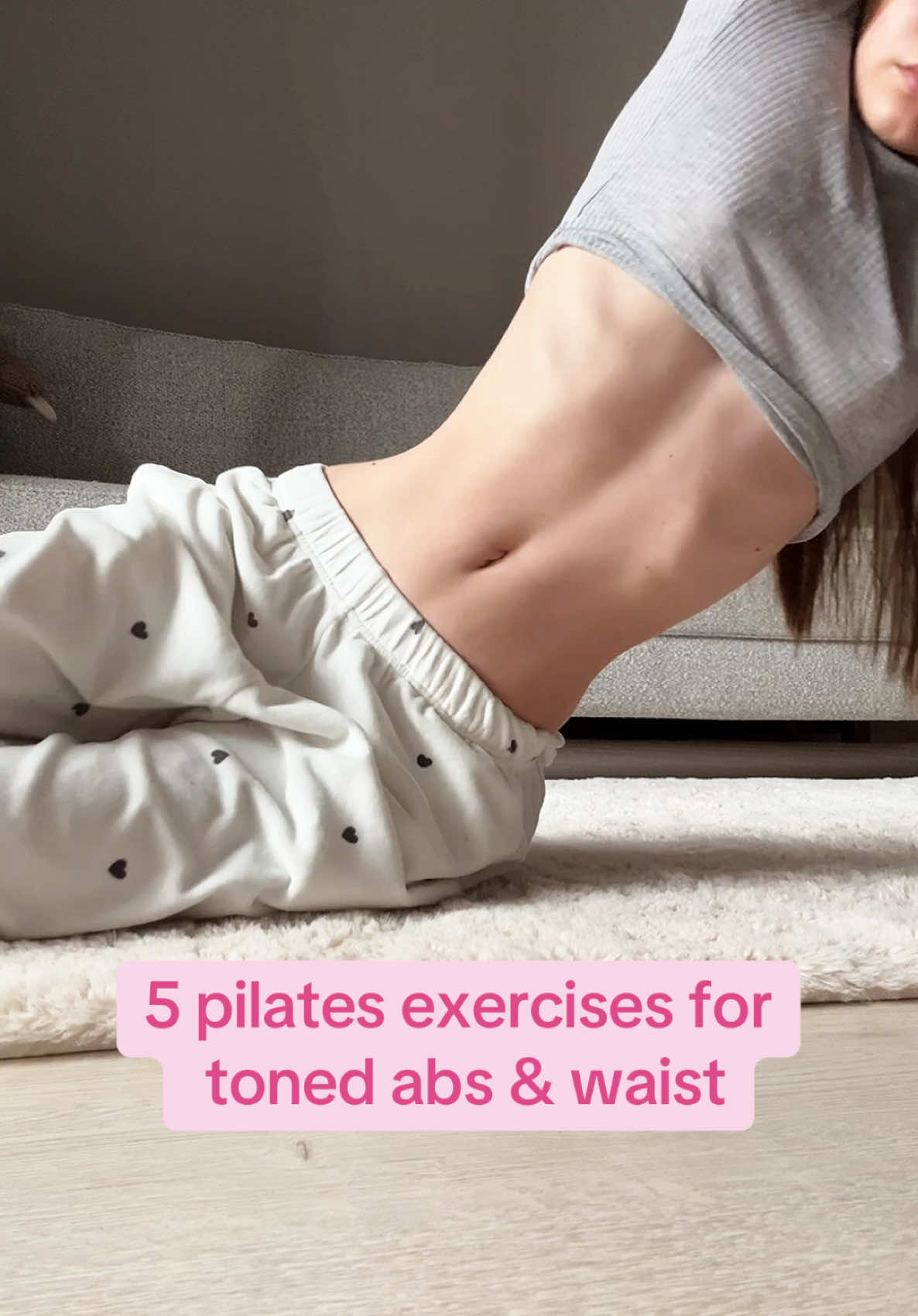 Slim waist workout 🎀✨🧘🏼‍♀️ save and do these exercises 14 days  #pilatesgirl #pilates #waisttrainer #flatstomach #chloeting #nikolaspilates #homeworkout #Fitness #hourglass #abexercises #skinny #slimwaist #abs 