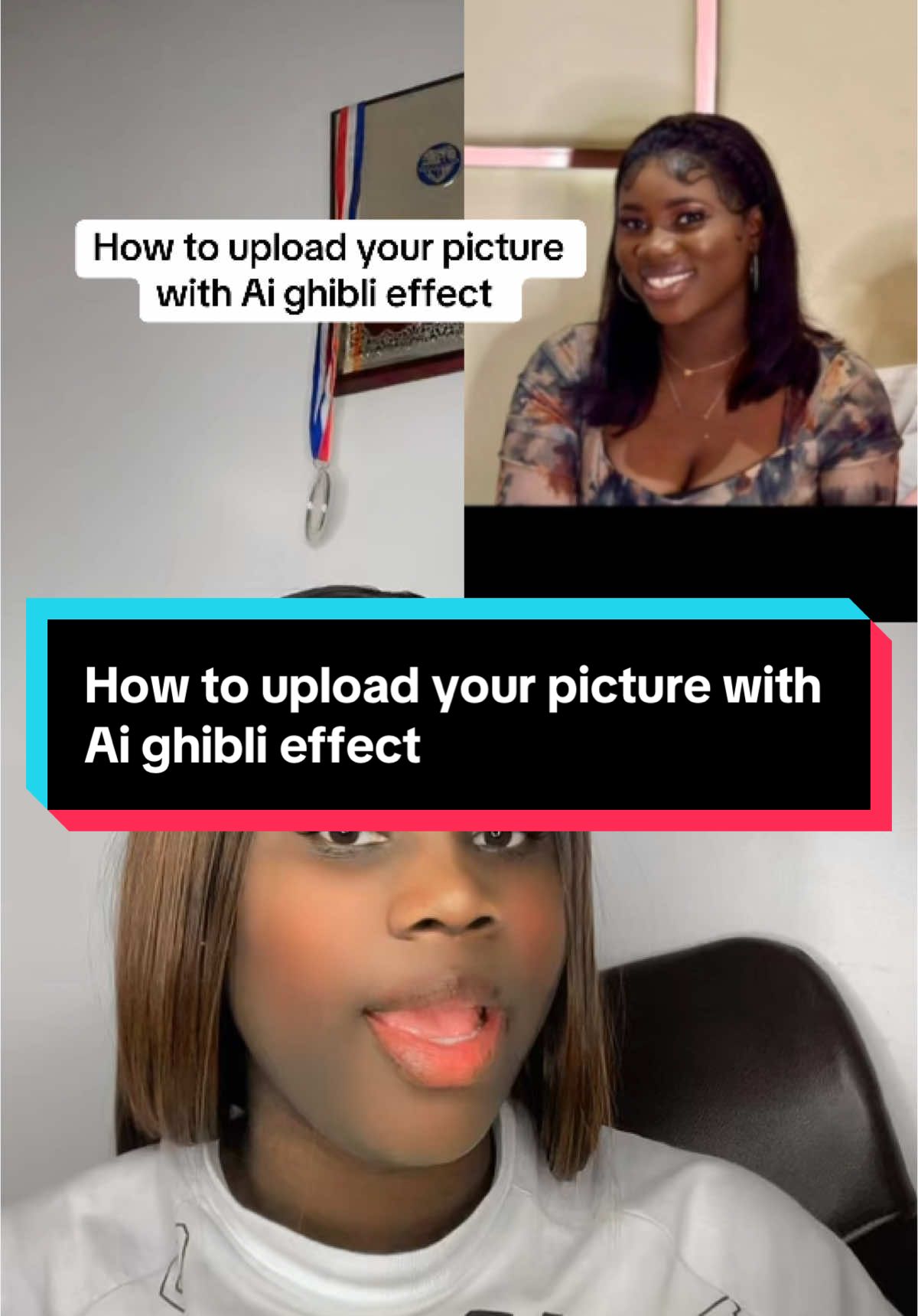 How to upload your pictures with Ai ghibli effect #creatortips #tiktoktips #newontiktok #tiktokbeginners #drqueenzoe 