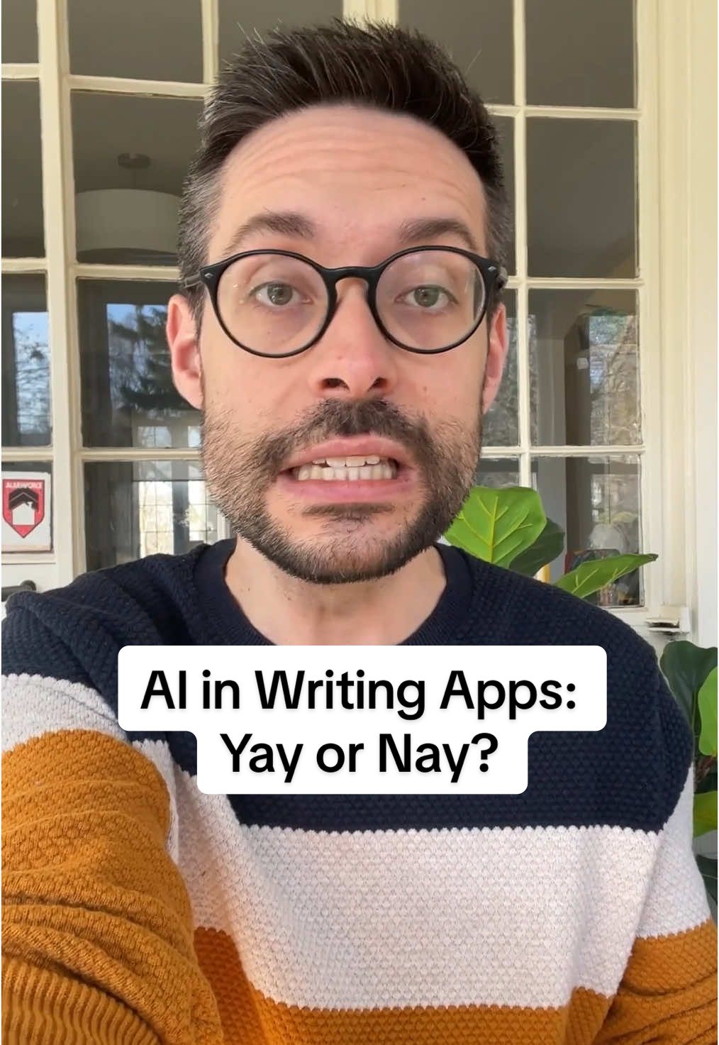 AI in writing apps: yay or nay? #writing #writertok #writersoftiktok #authorsoftiktok #authortok 