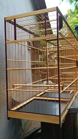 Voador de trinca ferro 1,50m de comprimento 60cm de altura e 32 de largura na madeira caxeta e roxinho.#gaiolaarte #gaiolaartesanais #passaros #trincaferro 