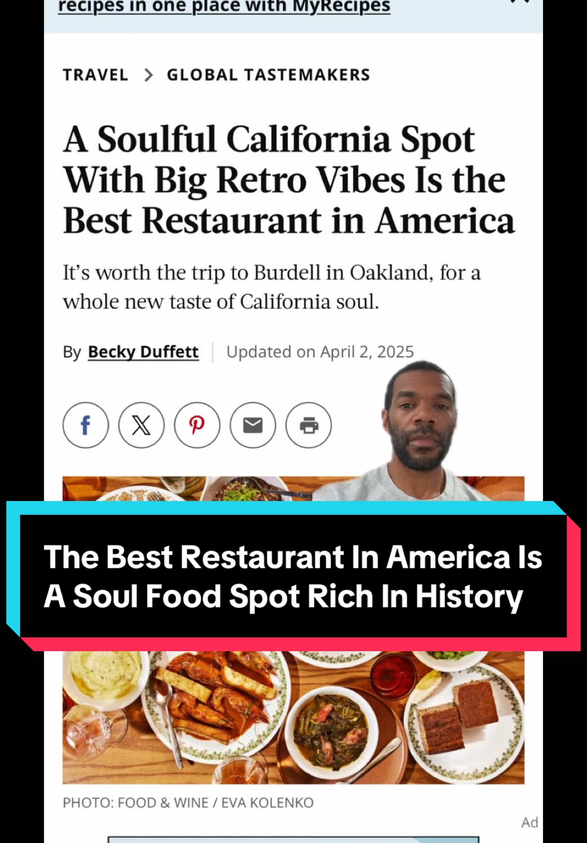 @foodandwine just announced that the best restaurant in America is a soul food restaurant in Oakland named Burdell #BlackTikTok #michelinguide #soulfood #blackownedbusiness #supportsmallbusiness #Foodie #blackexcellence #bayarea 