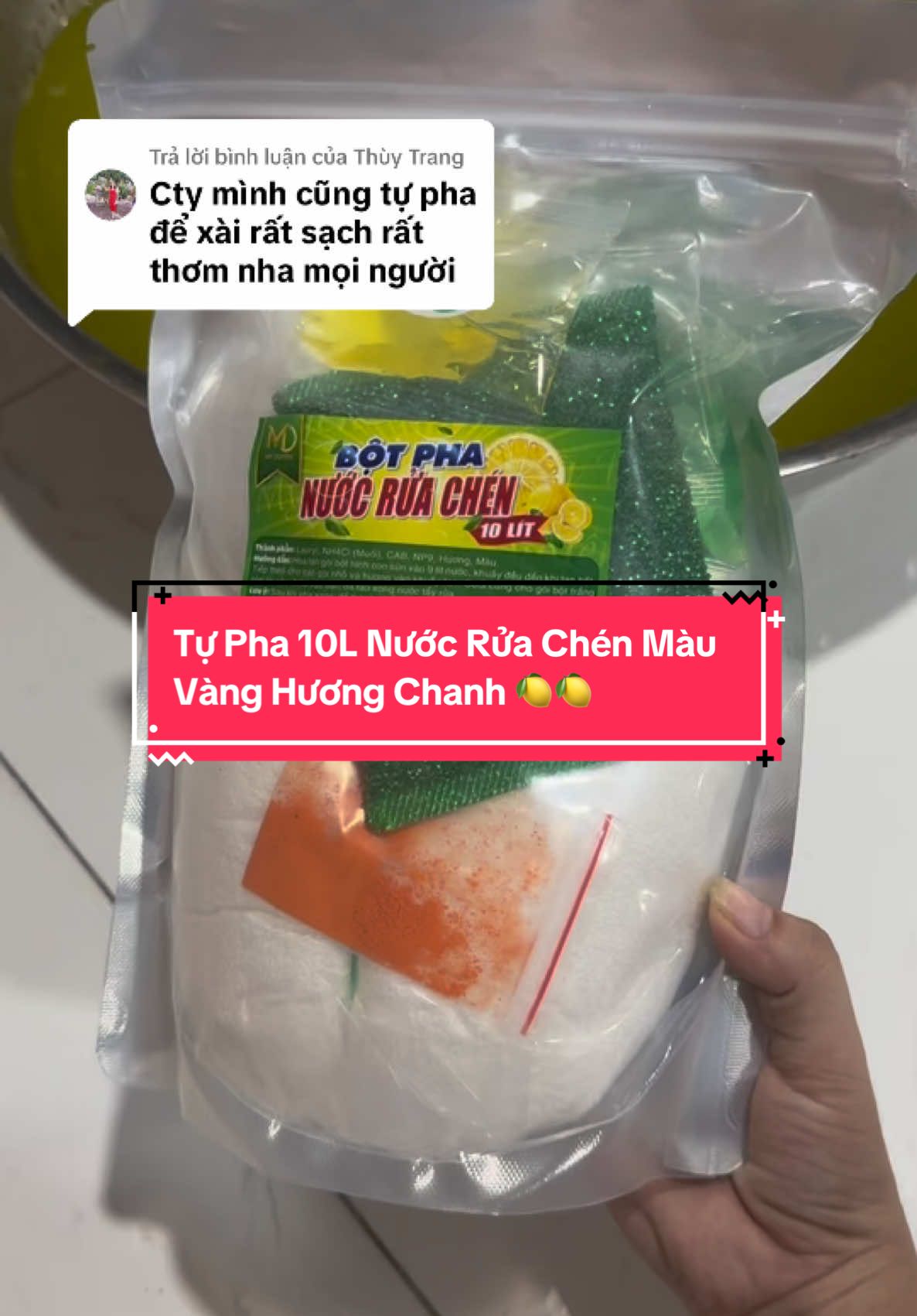 Trả lời @Thùy Trang Tự pha dư dã xài cho đã mấy anh chị em mình ơi hihi