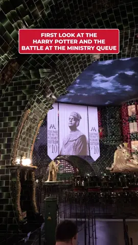 For all you Muggles wondering what Battle at the Ministry is like in the Wizarding World of Harry Potter at Epic Universe… Imagine the thrill of Spider-Man, the immersion of Rise of the Resistance, while sitting in Tower of Terror—all wrapped in magical chaos at the heart of the Ministry of Magic. ⚡ This ride AND queue does not hold back. #EpicUniverse #BattleAtTheMinistry #WizardingWorld #UniversalOrlando