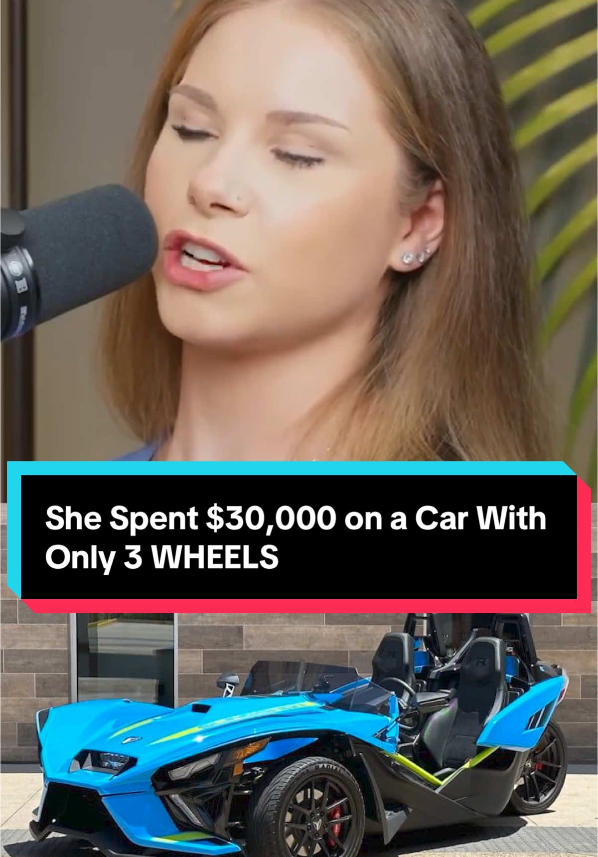 She Spent $30,000 on a Car With Only 3 WHEELS #cartok #offroad  #polaris 